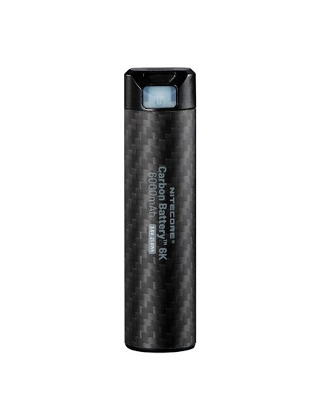 Bateria externa recarregável e portátil 6000mAh 3,6V (21,6Wh) IP68 e submersível 2 metros