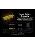 Batería externa recargable y portátil 6000mAh 3.6V (21.6Wh) IP68 y sumergible 2 metros