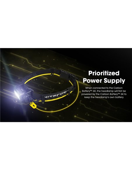 Batería externa recargable y portátil 6000mAh 3.6V (21.6Wh) IP68 y sumergible 2 metros