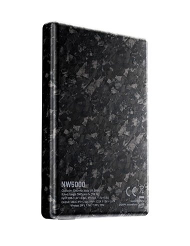 Batería recargable NW5000 magnética y ultrafina, Power-Bank 5000 mAh 3,85 V (19,25 Wh)