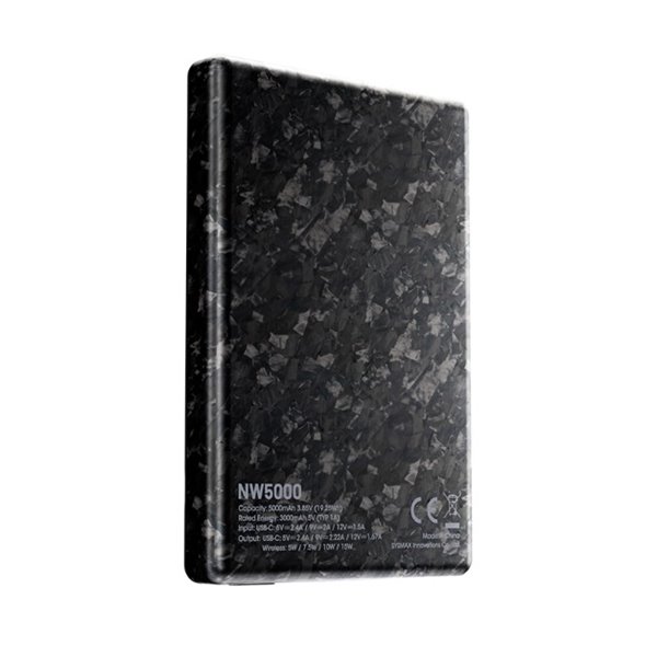 Bateria magnética recarregável ultrafina NW5000, Power Bank 5000 mAh 3,85 V (19,25 Wh)