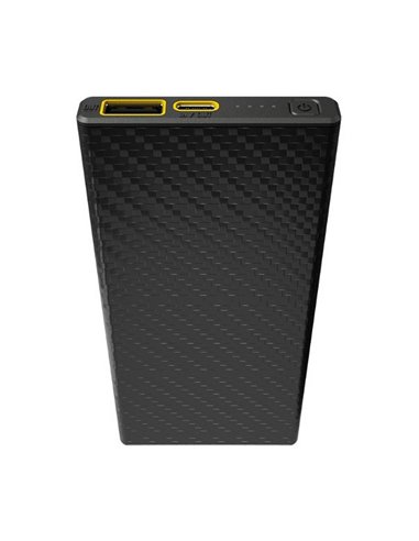 Batería recargable Power-Bank CARBO 10000 10,000 mAh (38.5 Wh) 157g potencia salida 20W USB-C