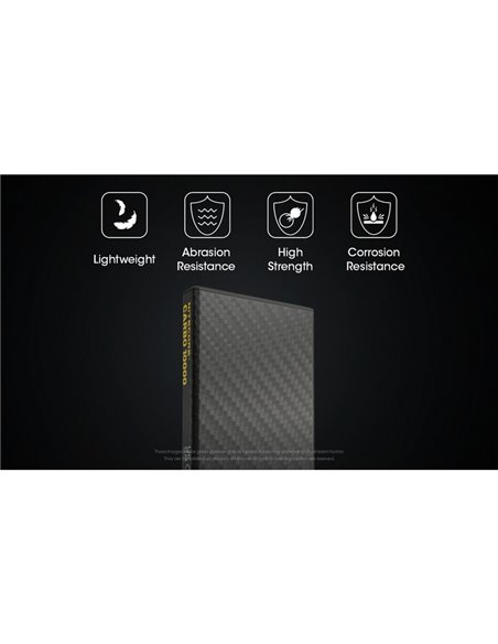 Batería recargable Power-Bank CARBO 10000 10,000 mAh (38.5 Wh) 157g potencia salida 20W USB-C
