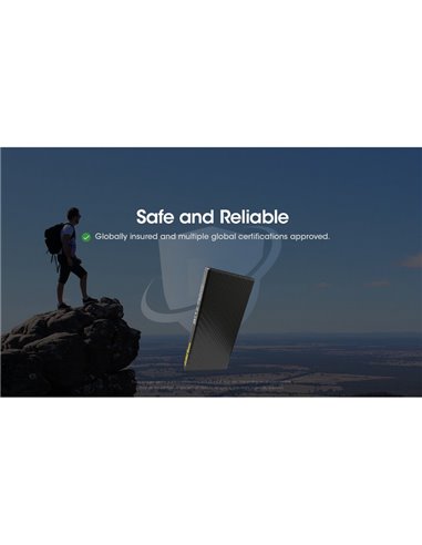 Power-Bank recarregável CARBO 10000 10.000 mAh (38,5 Wh) 157 g de potência de saída 20 W USB-C