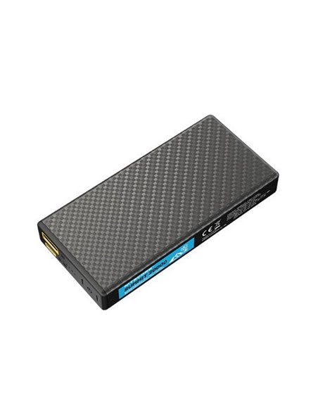 Batterie externe rechargeable 20 000 mAh (77 Wh) SUMMIT 20000 303 g IPX5 fibre de carbone, puissance de sortie 20 W
