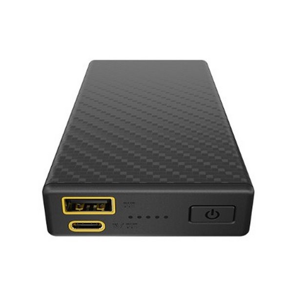 Batería Power Bank recargable 20.000 mAh (77 Wh) SUMMIT 20000 303g IPX5 fibra de carbono, salida 20W