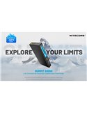 Batería Power Bank recargable 20.000 mAh (77 Wh) SUMMIT 20000 303g IPX5 fibra de carbono, salida 20W