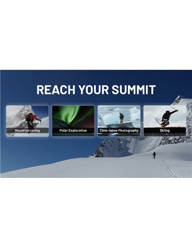 Batería Power Bank recargable 20.000 mAh (77 Wh) SUMMIT 20000 303g IPX5 fibra de carbono, salida 20W