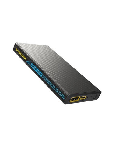 Batería Power Bank recargable 10.000 mAh fibra de carbono (38,5 Wh), salida 20W SUMMIT 10000 172g IPX5