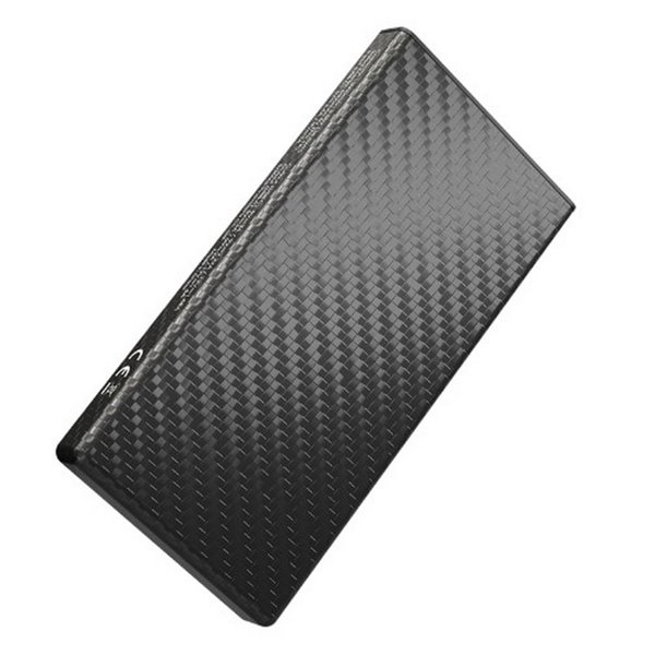 Power Bank recarregável 10.000 mAh fibra de carbono (38,5 Wh), saída de 20 W SUMMIT 10000 172 g IPX5