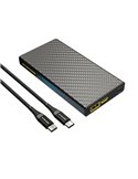Batería Power Bank recargable 10.000 mAh fibra de carbono (38,5 Wh), salida 20W SUMMIT 10000 172g IPX5