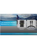 Batería Power Bank recargable 10.000 mAh fibra de carbono (38,5 Wh), salida 20W SUMMIT 10000 172g IPX5