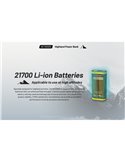 Batería recargable NC10000 Power Bank Li-ion 10,000 mAh 3.6 V (36 Wh) con linterna 50Lm USB-C IPX5