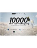 Batería recargable NC10000 Power Bank Li-ion 10,000 mAh 3.6 V (36 Wh) con linterna 50Lm USB-C IPX5