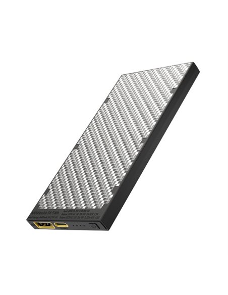 Batería Power Bank ultra ligera y recargable USB-C NB10000 Silver 10,000 mAh 3.85 V (38.5 Wh) 20W Output IPX5