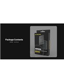 Batería recargable NW5000 magnética y ultrafina, Power-Bank 5000 mAh 3,85 V (19,25 Wh)
