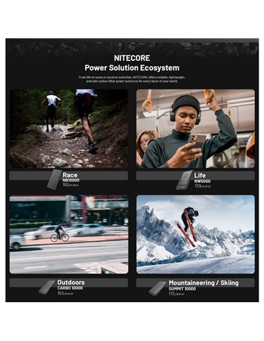 Bateria magnética recarregável ultrafina NW5000, Power Bank 5000 mAh 3,85 V (19,25 Wh)