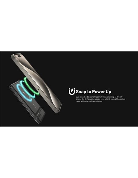 Batería recargable NW5000 magnética y ultrafina, Power-Bank 5000 mAh 3,85 V (19,25 Wh)