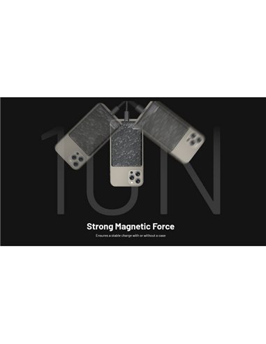 Batterie externe magnétique ultra-fine rechargeable NW5000, 5000 mAh, 3,85 V (19,25 Wh)