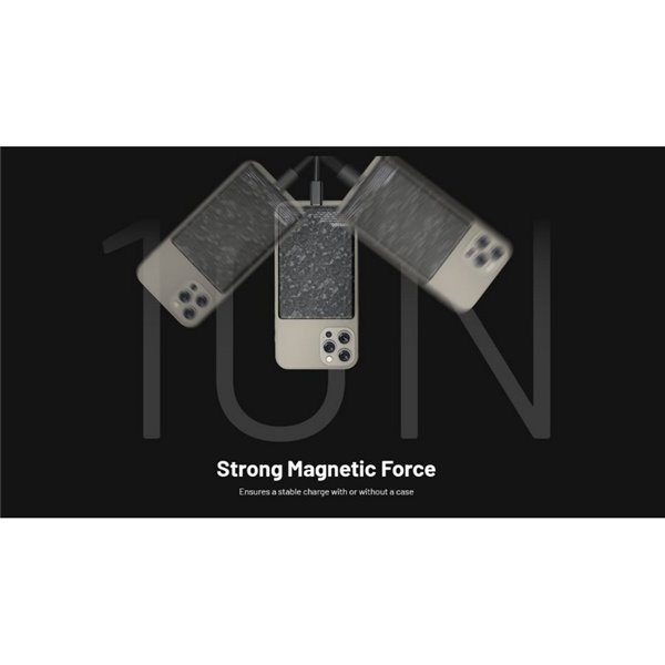 Bateria magnética recarregável ultrafina NW5000, Power Bank 5000 mAh 3,85 V (19,25 Wh)