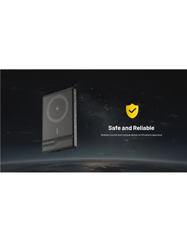 Batería recargable NW5000 magnética y ultrafina, Power-Bank 5000 mAh 3,85 V (19,25 Wh)