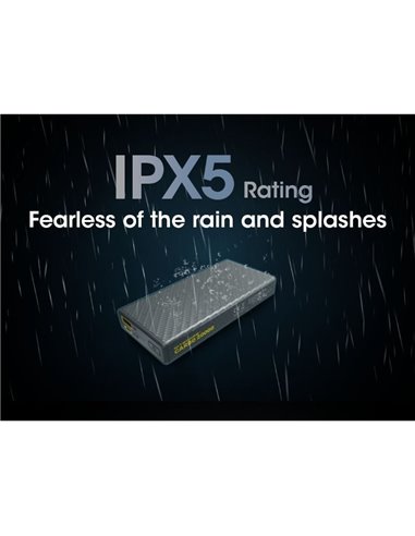 Batterie externe CARBO 20000 20 000 mAh (77 Wh), 295 g, puissance de sortie USB-C 20 W