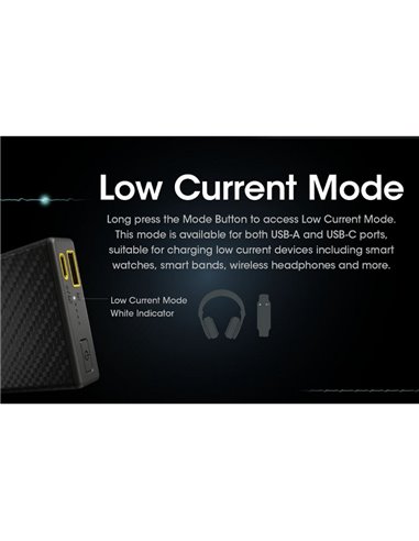 Batería recargable CARBO 20000 Power-Bank 20,000 mAh (77 Wh) 295g potencia salida 20W USB-C