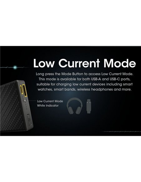 Batería recargable CARBO 20000 Power-Bank 20,000 mAh (77 Wh) 295g potencia salida 20W USB-C