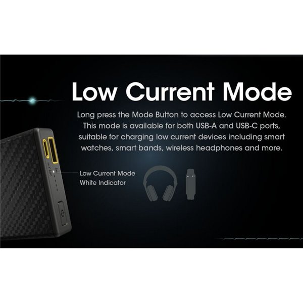 Batería recargable CARBO 20000 Power-Bank 20,000 mAh (77 Wh) 295g potencia salida 20W USB-C