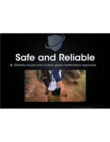 Bateria recarregável CARBO 20000 Power-Bank de 20.000 mAh (77 Wh), 295 g, saída USB-C de 20 W