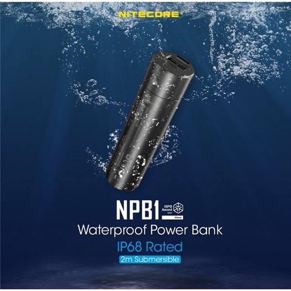 Batería recargable NPB1 5000 mAh 3,64 V (18,2Wh) Micro-USB-C y A sumergible y temperaturas extremas IP68