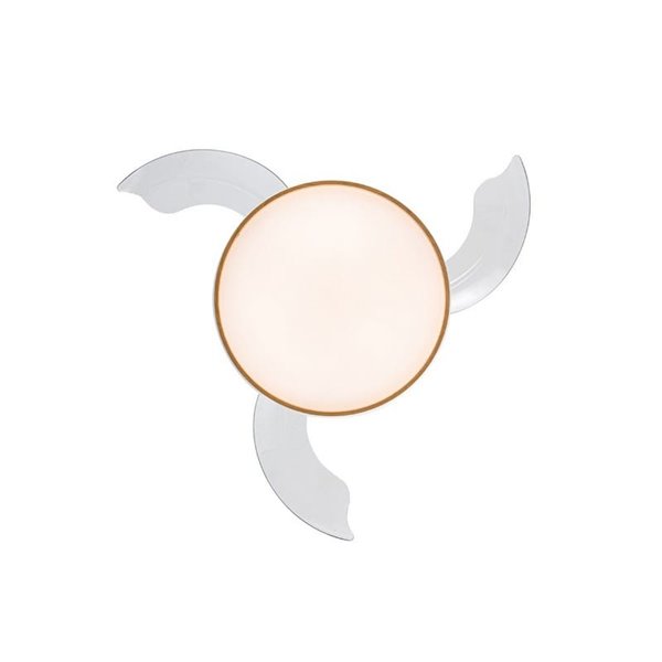 Ventilador LED aspas retráctiles PANECO, 45W 4400Lm CCT Dim, con temporizador