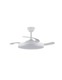 Ventilador LED aspas retráctiles STARS EVO, 72W 7920Lm CCT Dim, Smart