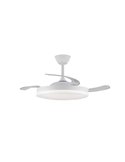 Ventilador LED aspas retráctiles STARS EVO, 72W 7920Lm CCT Dim, Smart