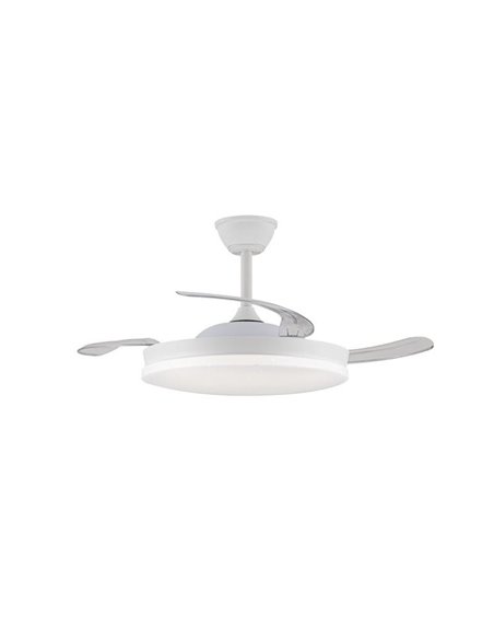 Ventilador LED aspas retráctiles STARS EVO, 72W 7920Lm CCT Dim, Smart