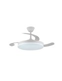 Ventilador LED aspas retráctiles STARS EVO, 72W 7920Lm CCT Dim, Smart