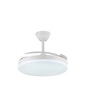 Ventilador LED aspas retráctiles STARS EVO, 72W 7920Lm CCT Dim, Smart
