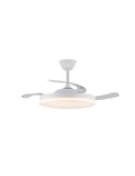 Ventilador LED aspas retráctiles STARS EVO, 72W 7920Lm CCT Dim, Smart