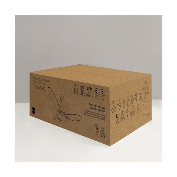 Ventilador de techo LED Stel TL RGB, Ø 120cm, 31W 2980Lm CCT Dim