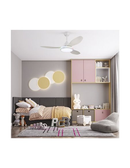 Ventilador de techo LED Stel TL RGB, Ø 120cm, 31W 2980Lm CCT Dim