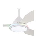 Ventilador de techo LED Stel TL RGB, Ø 120cm, 31W 2980Lm CCT Dim