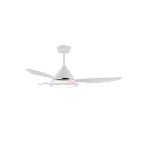 Ventilador de techo LED Stel TL RGB, Ø 120cm, 31W 2980Lm CCT Dim