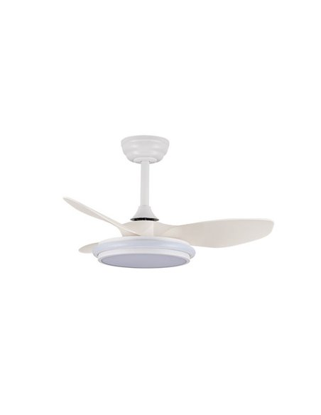 Ventilateur de plafond LED Stel TL MINI, Ø82cm, 35W 3440Lm CCT Dim