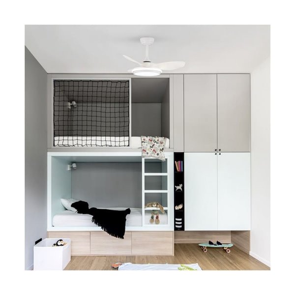 Ventilador de techo LED Stel TL MINI, Ø82cm, 35W 3440Lm CCT Dim