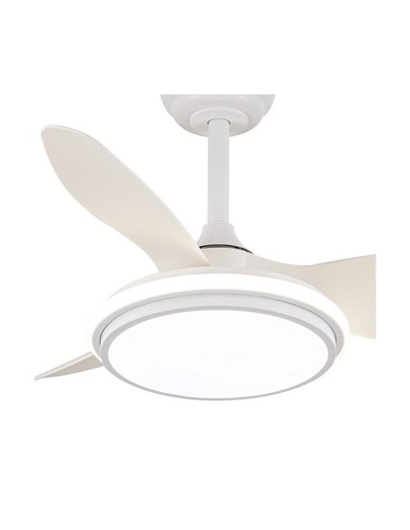 Ventilador de techo LED Stel TL MINI, Ø82cm, 35W 3440Lm CCT Dim