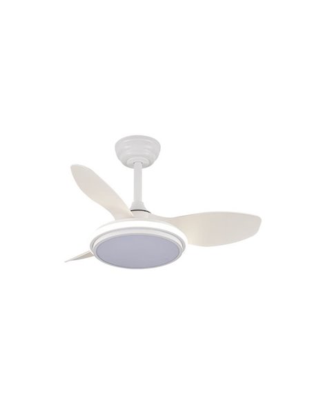 Ventilateur de plafond LED Stel TL MINI, Ø82cm, 35W 3440Lm CCT Dim