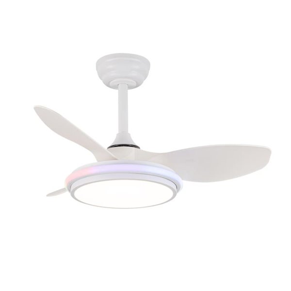 Ventilador de techo LED Stel TL MINI RGB, Ø82cm, 31W 2980Lm CCT Dim