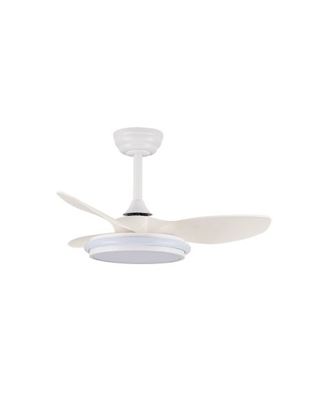 Ventoinha de teto Stel TL MINI RGB LED, Ø82cm, 31W 2980Lm CCT Dim