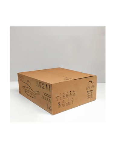 Ventilateur LED à pales rétractables SUPERECO LONG, 45 W 4 400 lm CCT