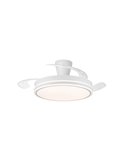 Ventilador LED aspas retráctiles SUPERECO LONG, 45W 4400Lm CCT
